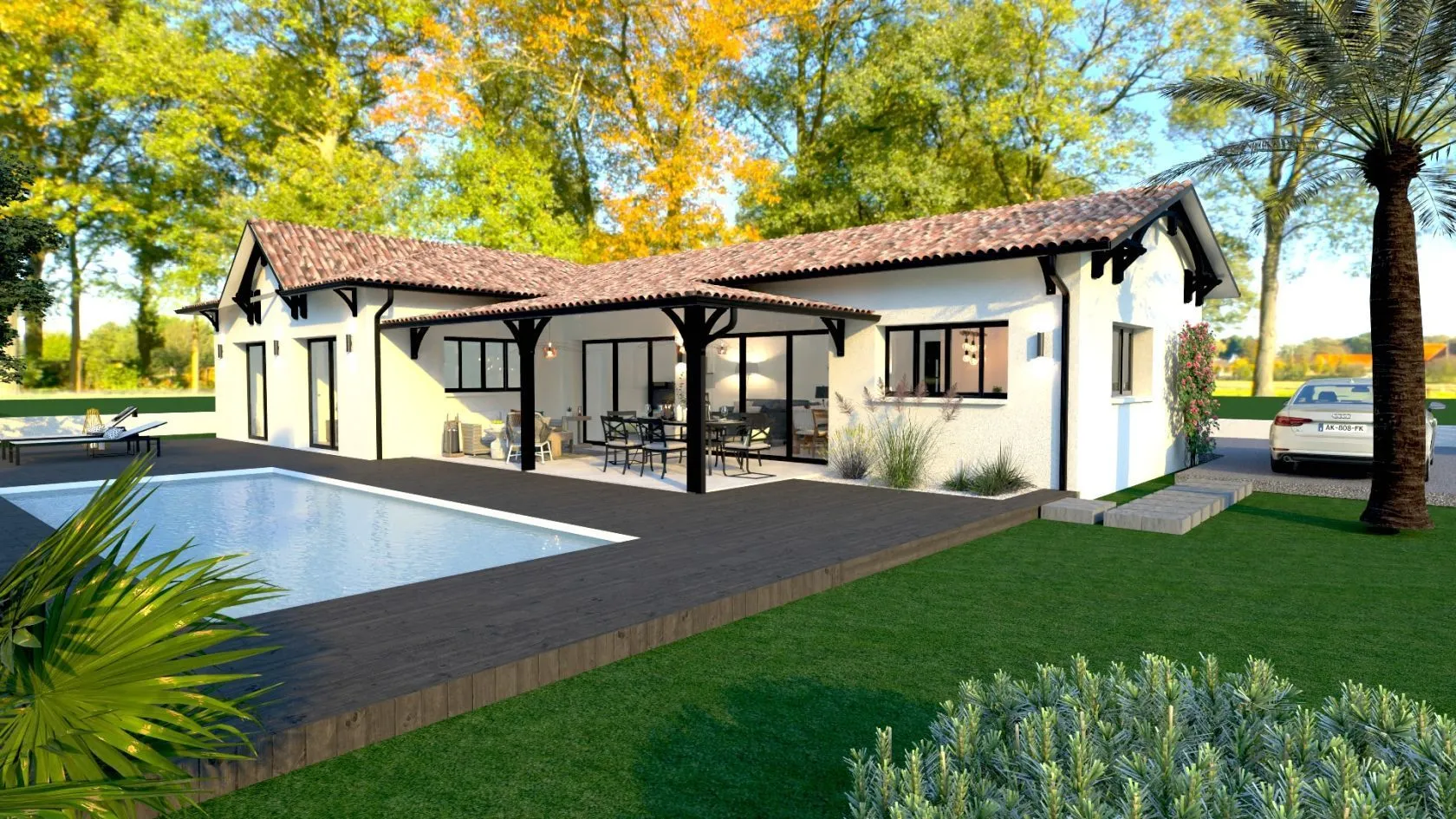 Maison neuve 130 m² à Biganos (33380)