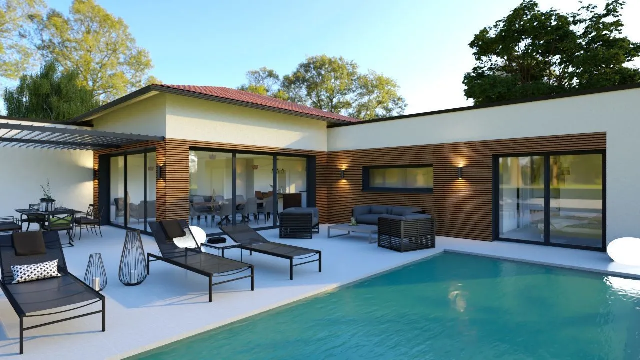 Maison neuve 135 m² à Sanguinet (40460)