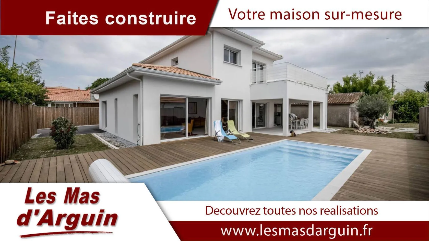 Maison neuve 130 m² à Léognan (33850)