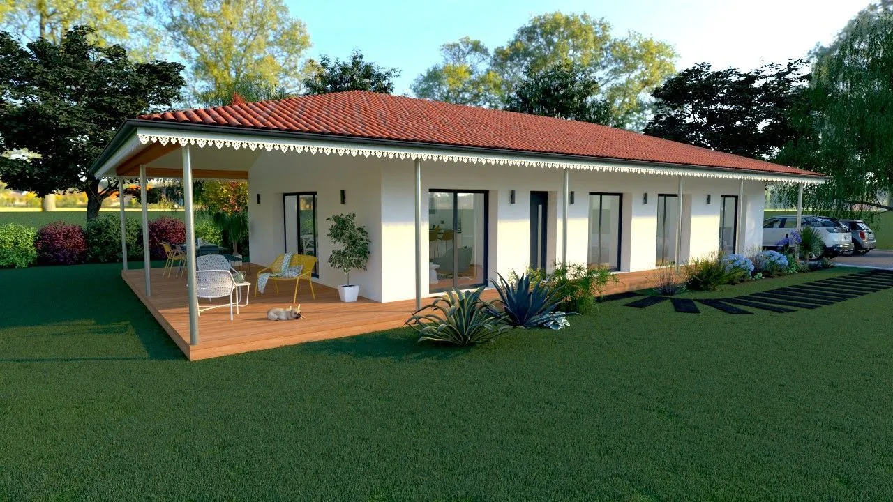 Maison neuve 116 m² à Mios (33380)