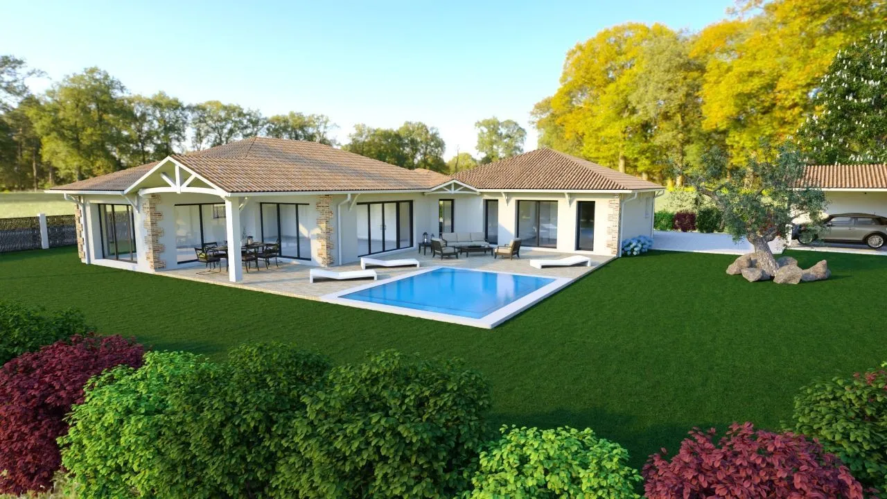 Maison neuve 140 m² à Biscarrosse (40600)