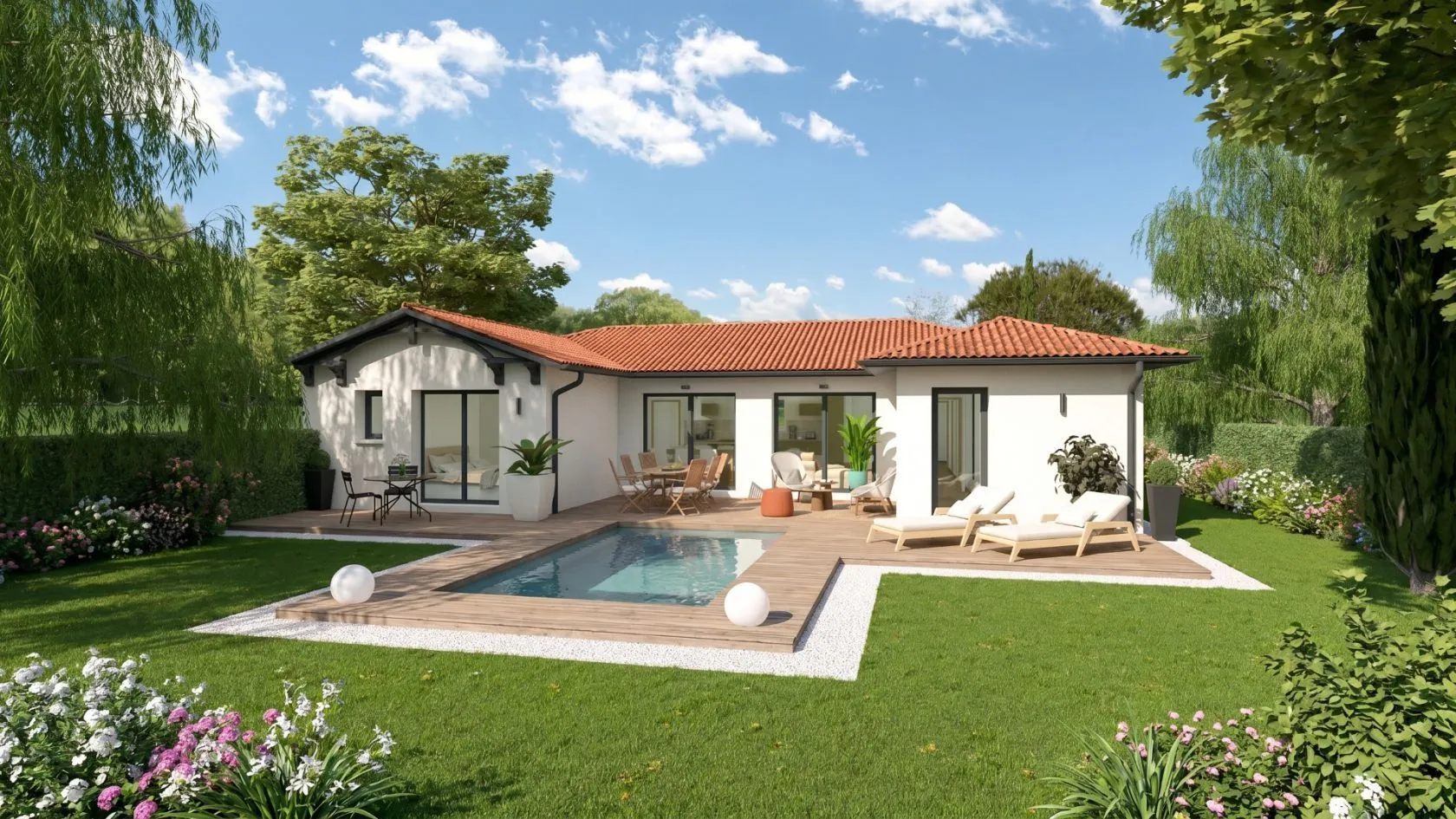 Maison neuve 108 m² à Belin-Béliet (33830)