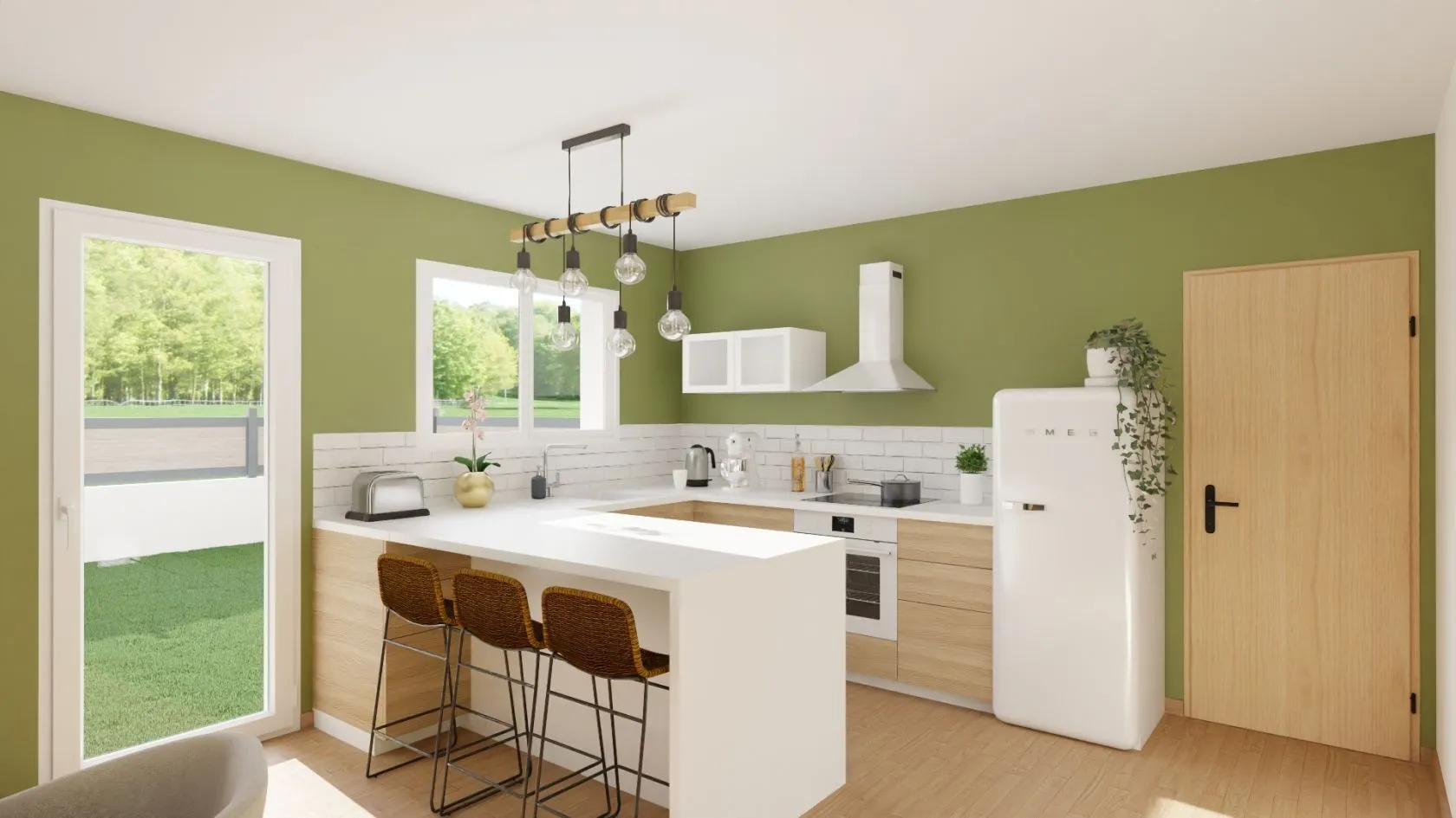 Maison neuve 90 m² à Gastes (40160)