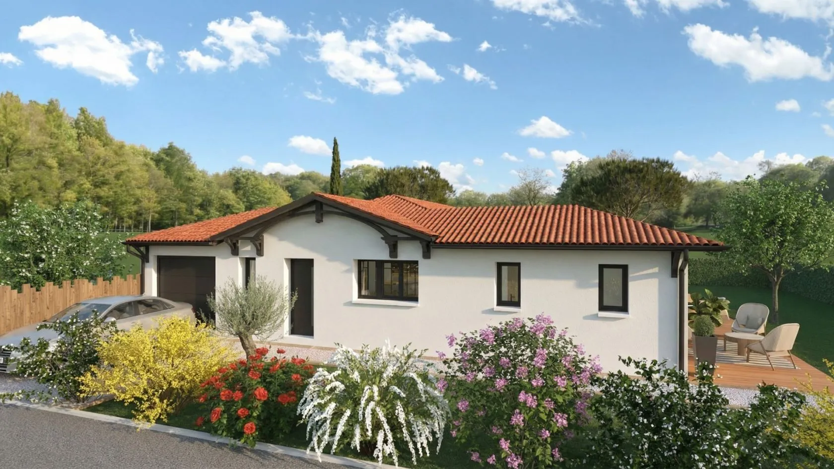 Maison neuve 124 m² à Biscarrosse (40600)