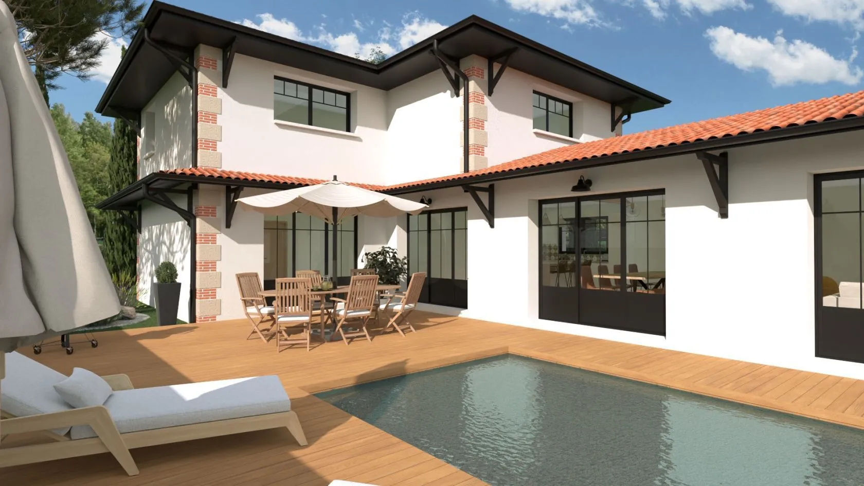 Maison neuve 170 m² à Gujan-Mestras (33470)
