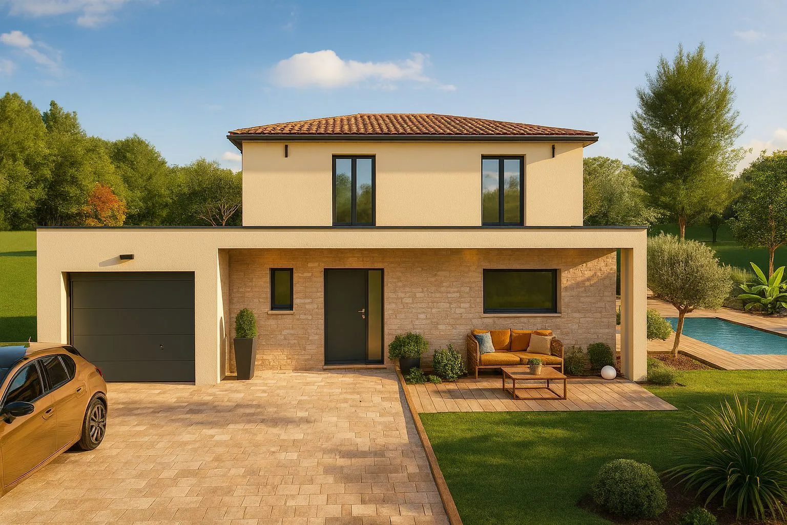 Maison neuve 102 m² à Lagnieu (01150)