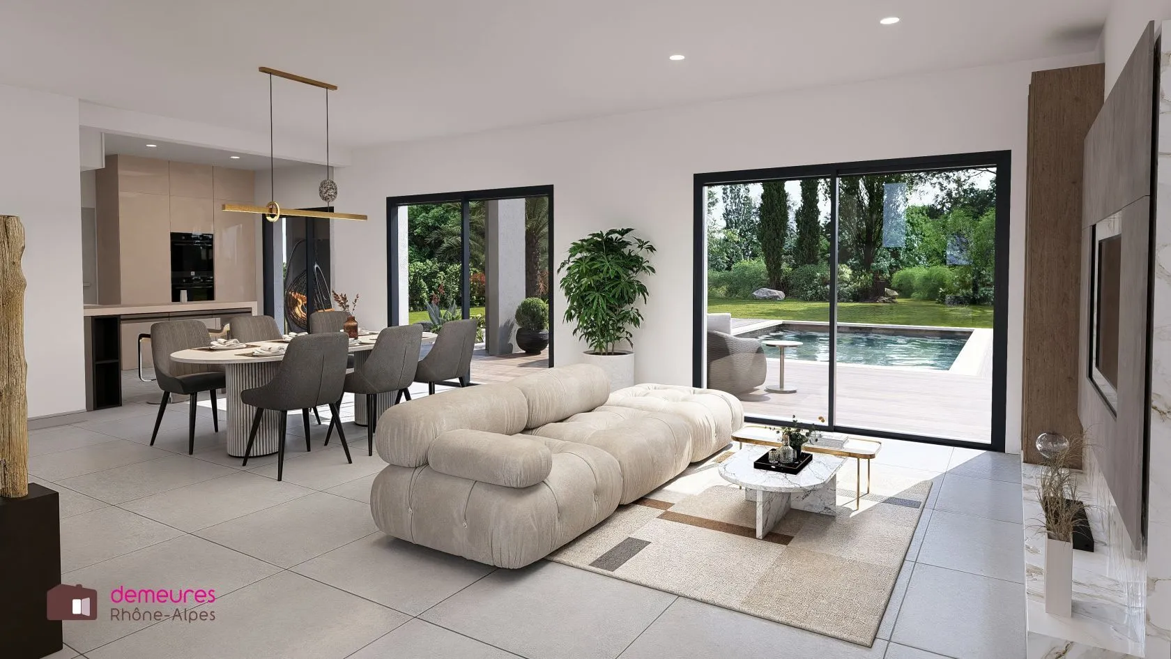 Maison neuve 130 m² à Ozon (07370)