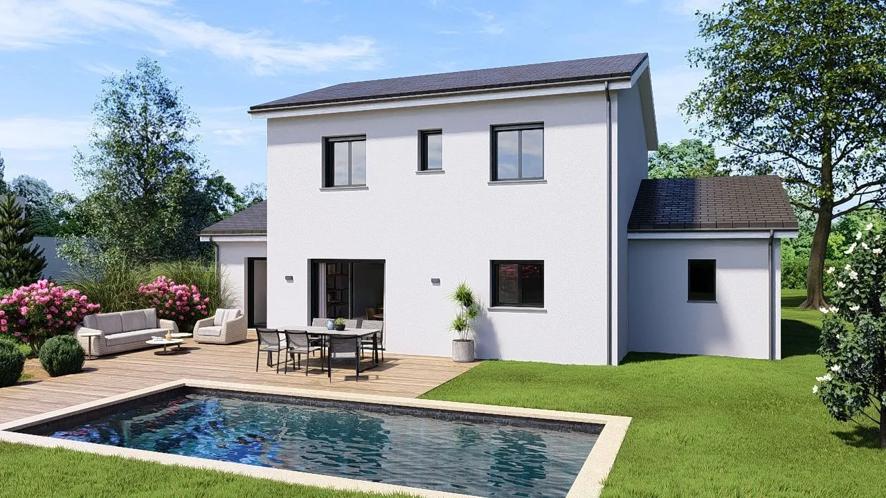 Maison neuve 130 m² à Chaponost (69630)