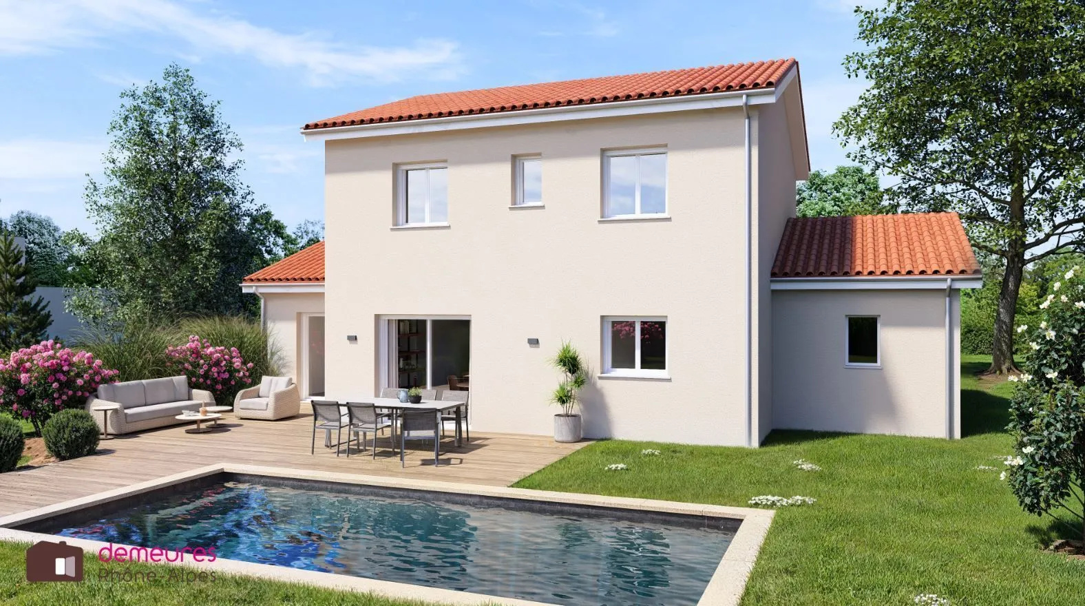 Maison neuve 100 m² à Chassagne (69480)