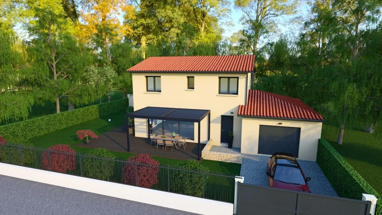 Maison neuve 90 m² à Marcy (69480)