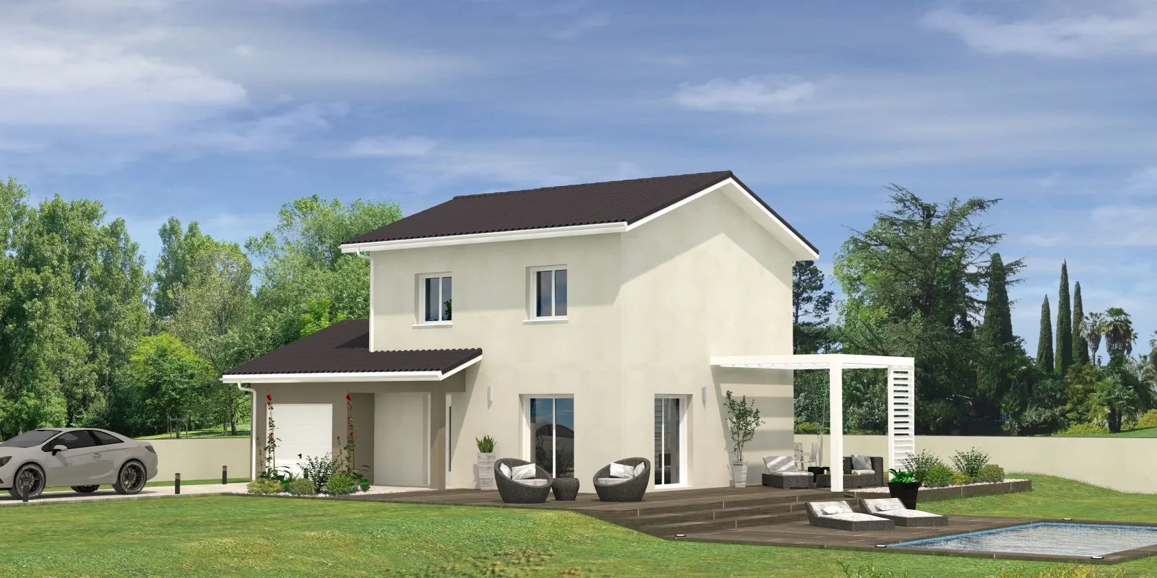 Maison neuve à Vulbens
