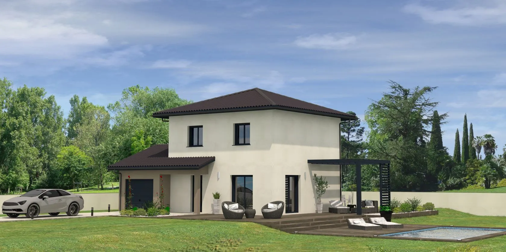 Maison neuve 100 m² à Vulbens (74520)