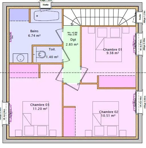 Maison neuve 85 m² à Farges (01550)