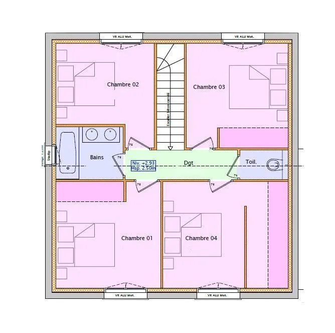 Maison neuve 110 m² à Veigy-Foncenex (74140)