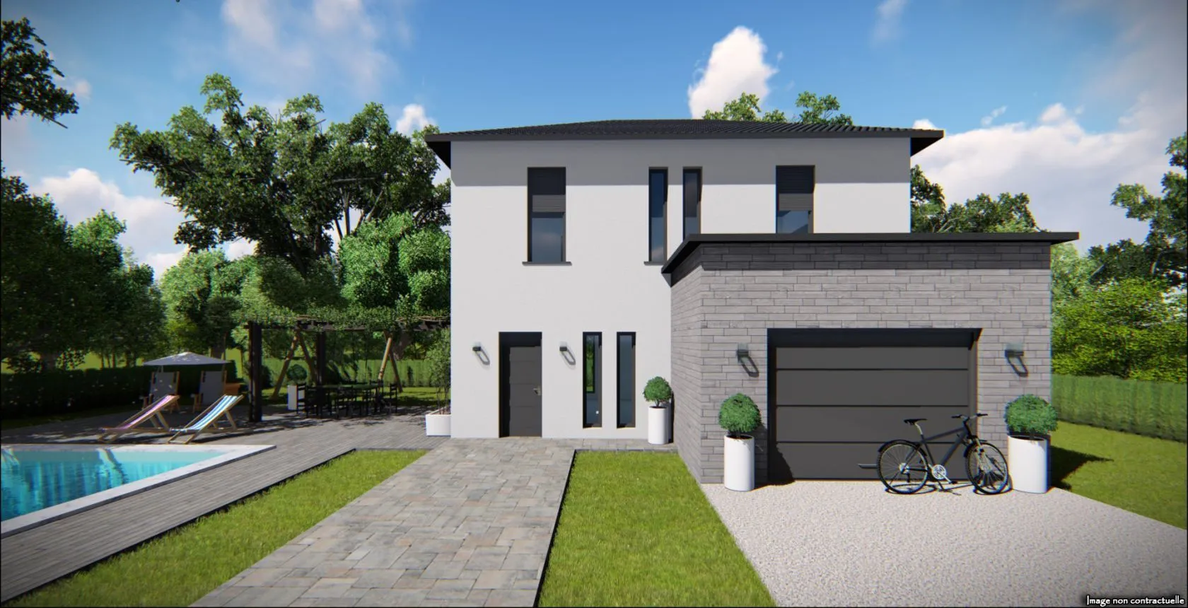 Maison neuve 90 m² à Allinges (74200)