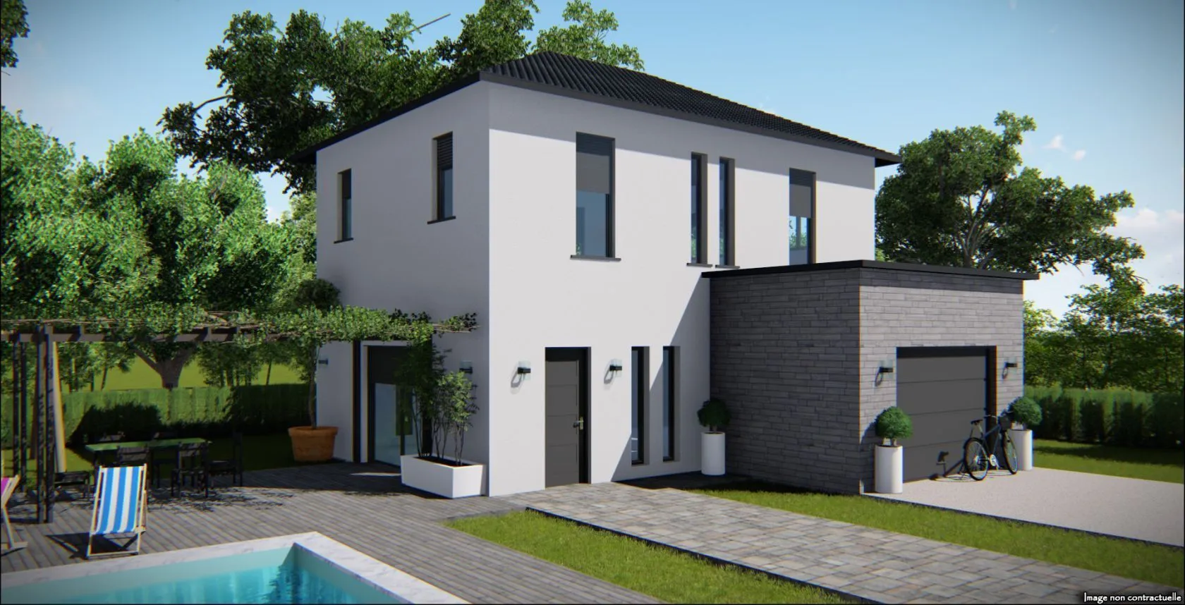 Maison neuve 90 m² à Allinges (74200)