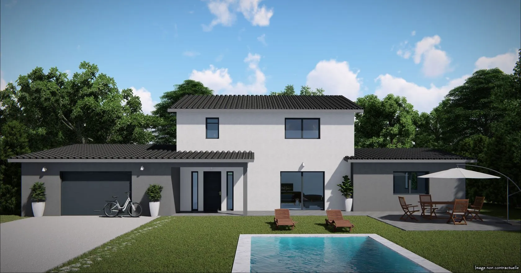 Maison neuve à Messery
