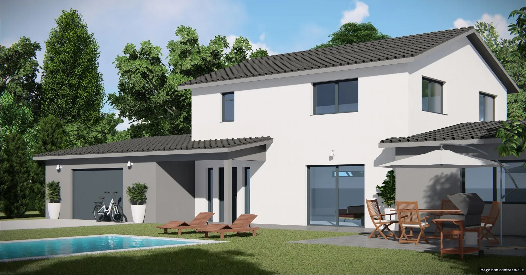 Maison neuve 110 m² à Reignier-Ésery (74930)