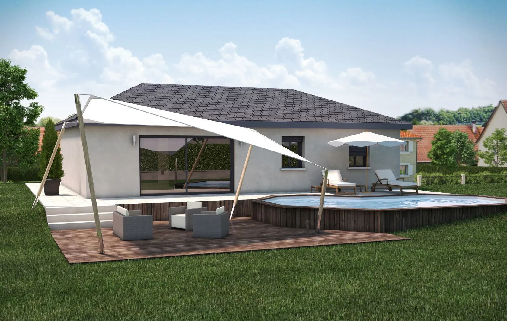 Maison neuve 100 m² à Juvigny (74100)