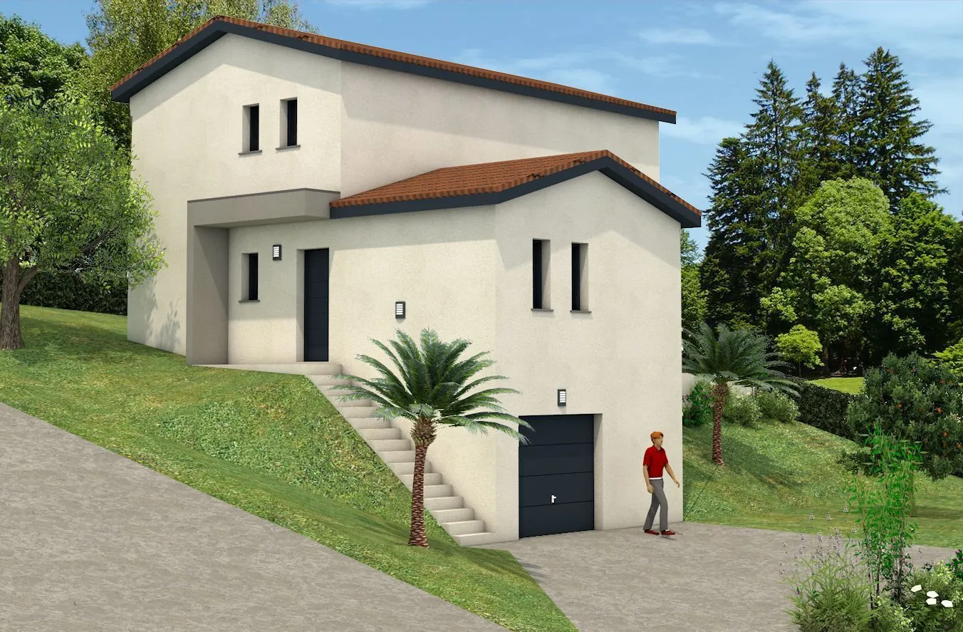 Maison neuve 117 m² à Chevinay (69210)