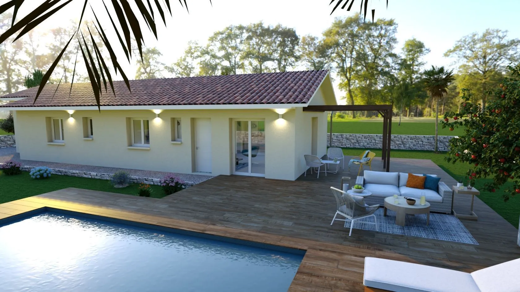 Maison neuve 105 m² à Pizay (01120)
