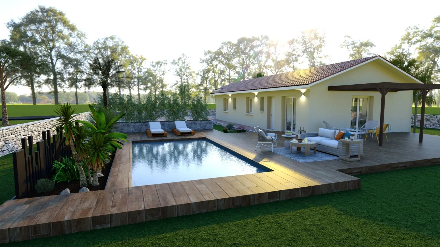 Maison neuve 105 m² à Pizay (01120)