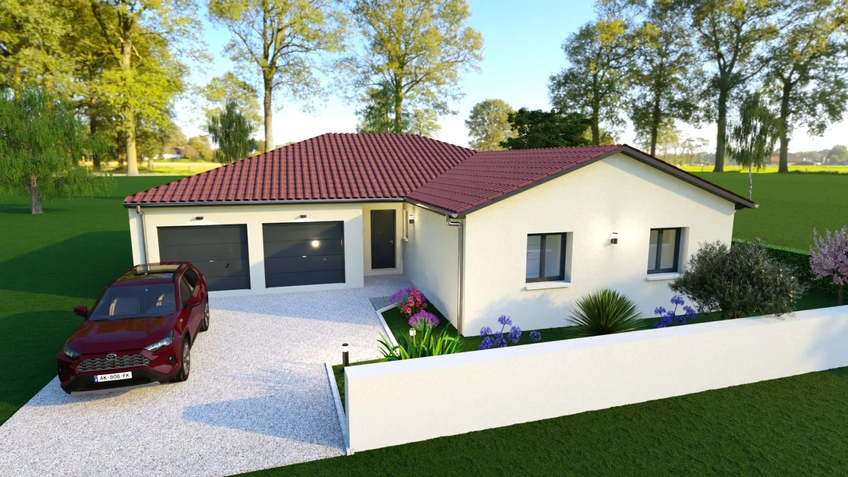 Maison neuve 105 m² à Pizay (01120)