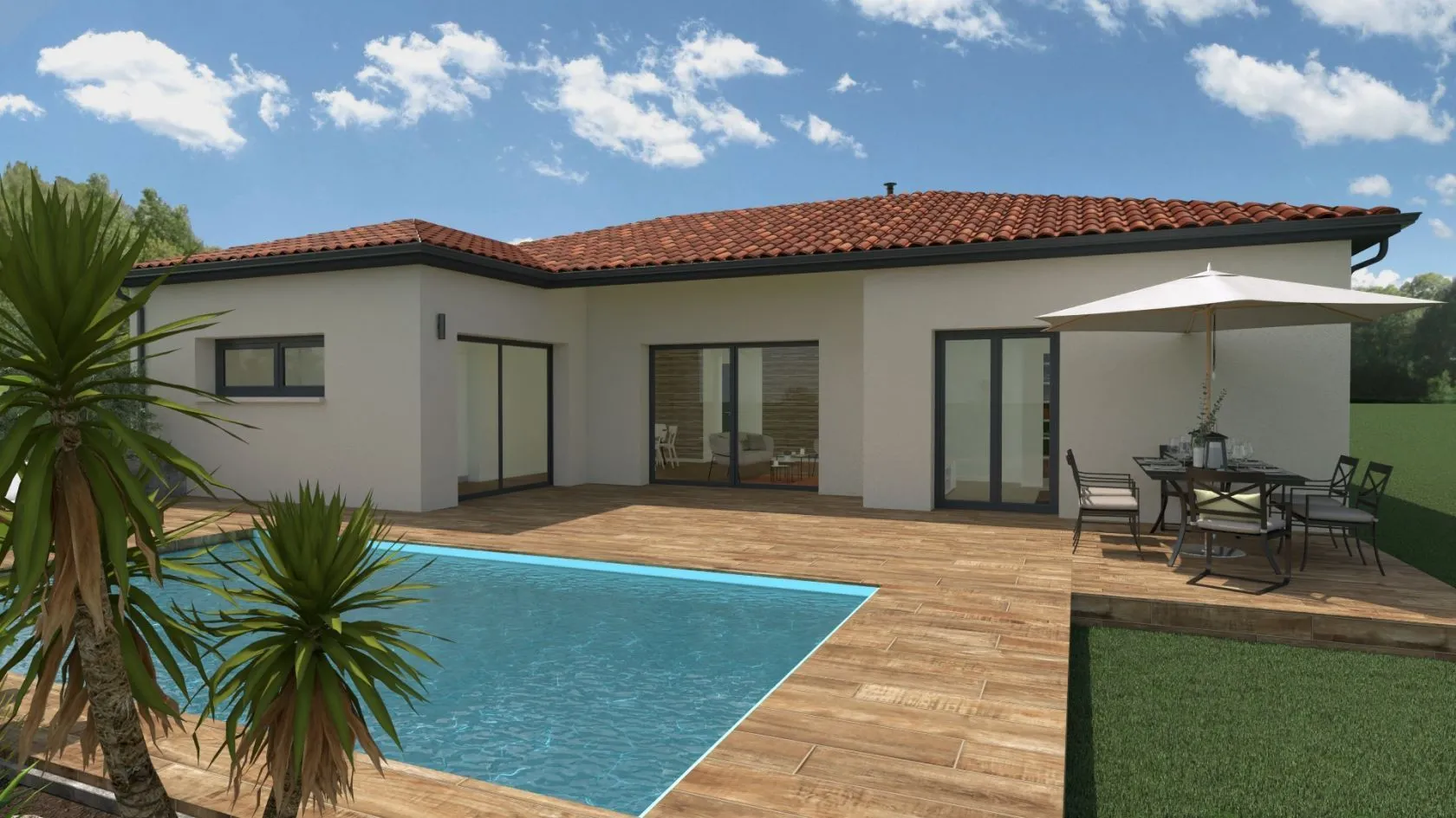 Maison neuve 105 m² à Pizay (01120)