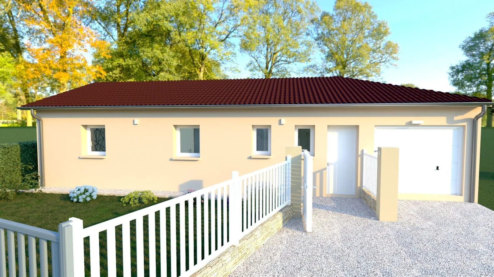 Maison neuve 105 m² à Pizay (01120)