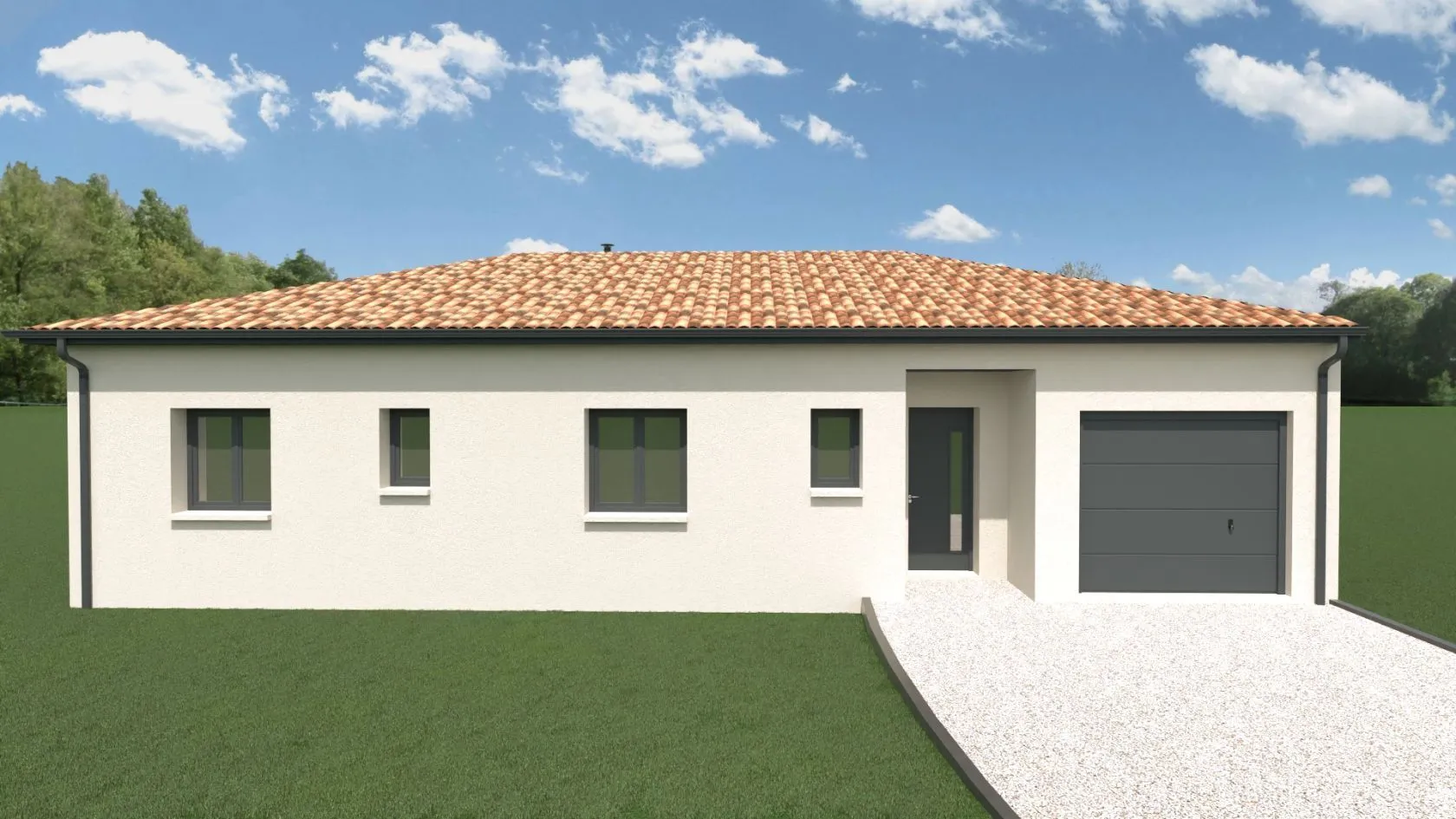 Maison neuve 105 m² à Pizay (01120)