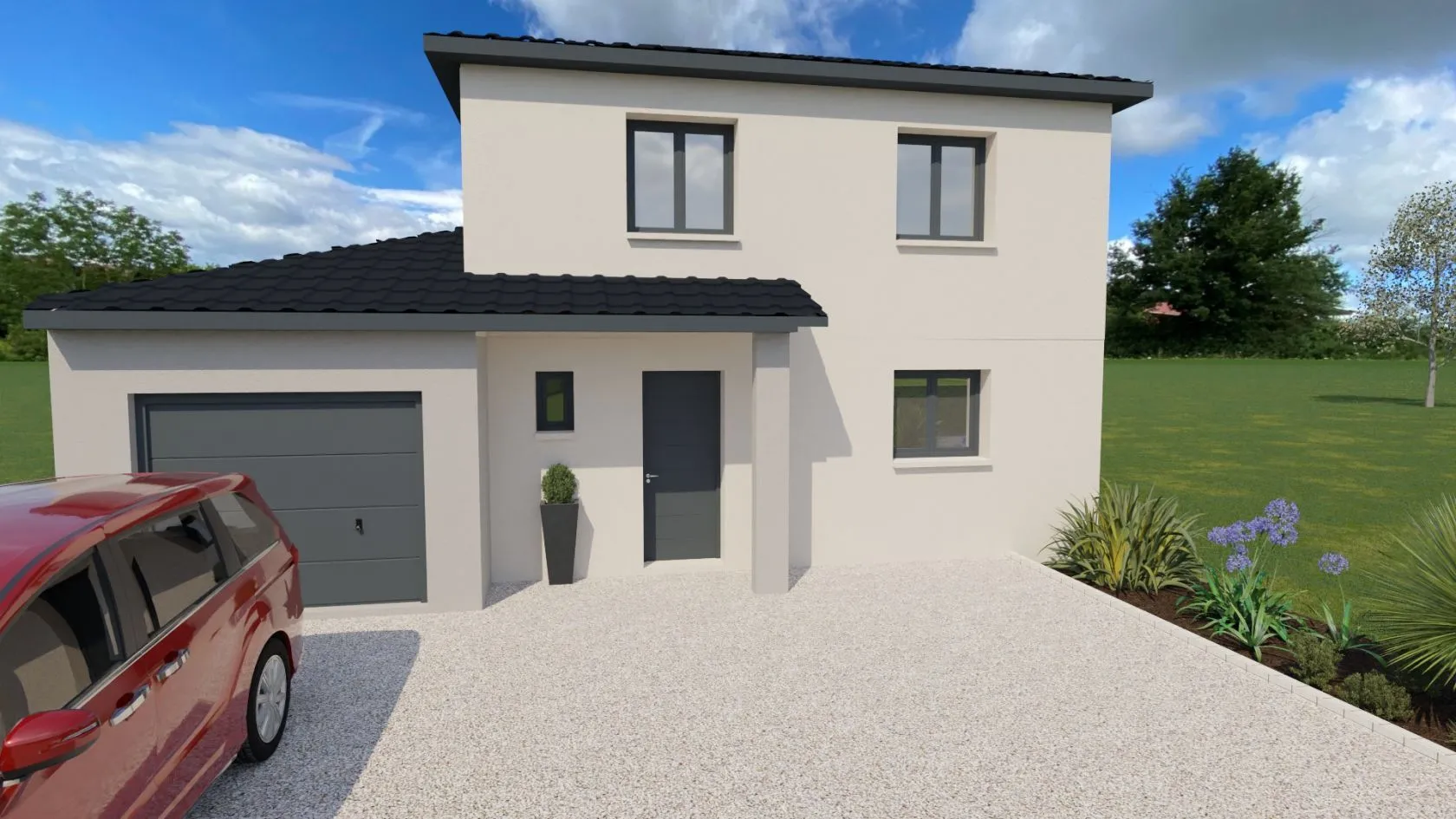 Maison neuve 90 m² à Draillant (74550)