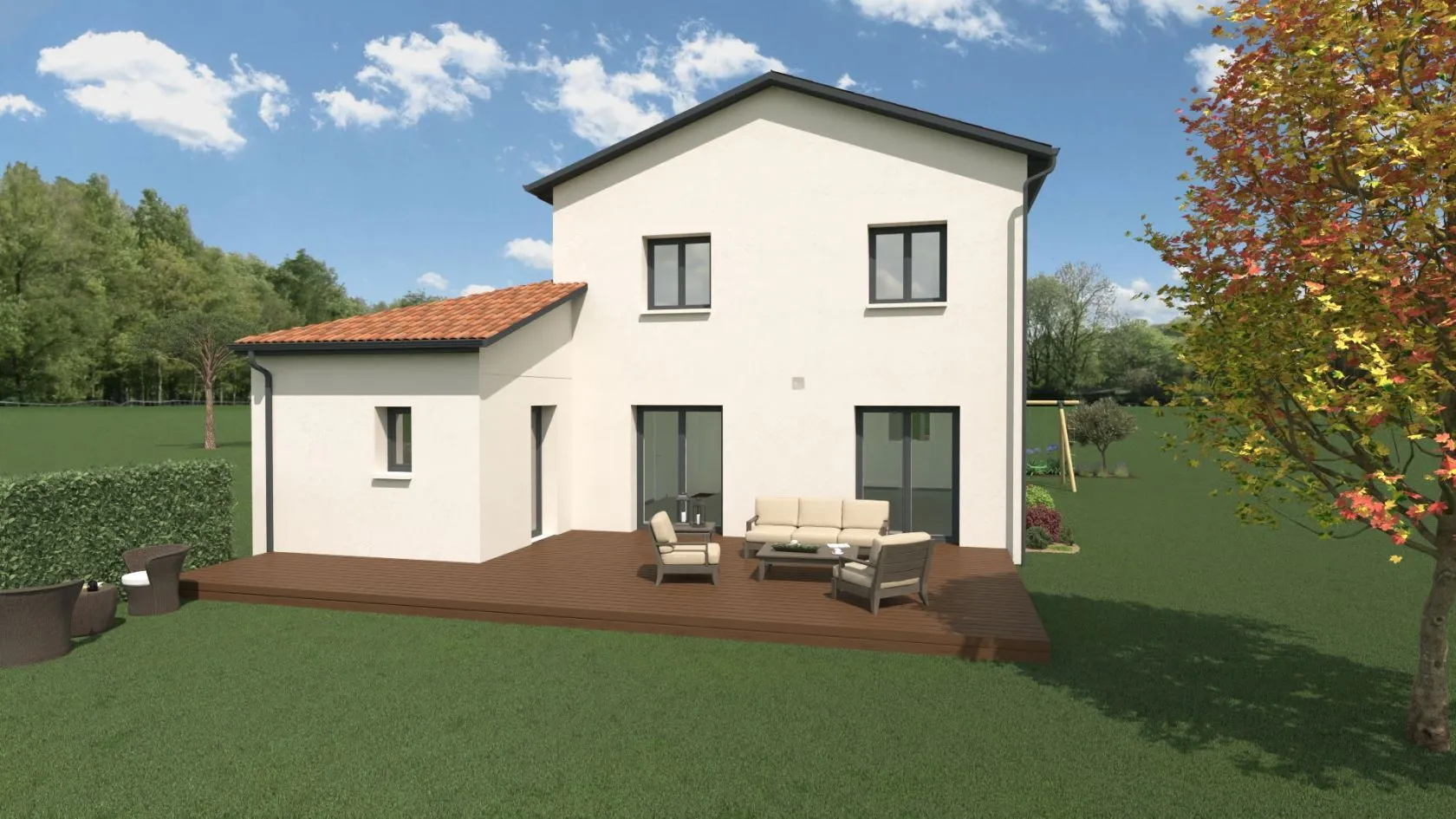Maison neuve 90 m² à Draillant (74550)