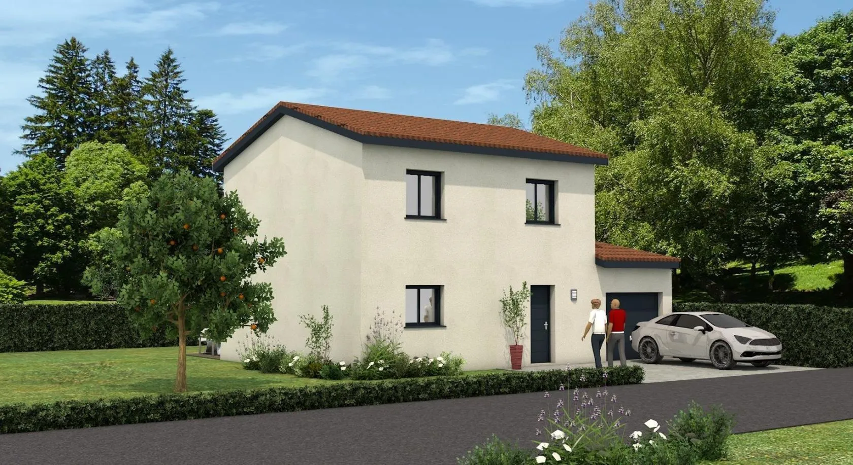 Maison neuve 90 m² à Draillant (74550)