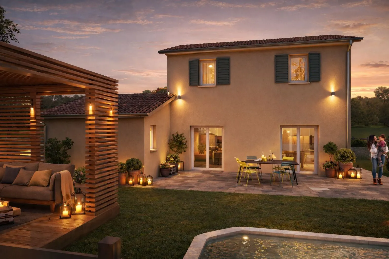 Maison neuve 85 m² à Grézieu-le-Marché (69610)