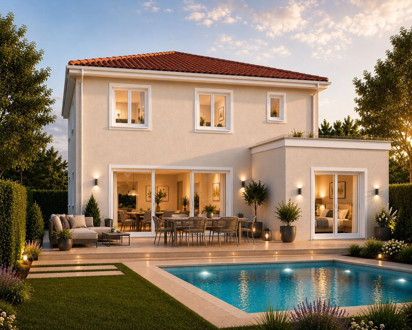 Maison neuve 110 m² à Saint-Jean-de-Bournay (38440)