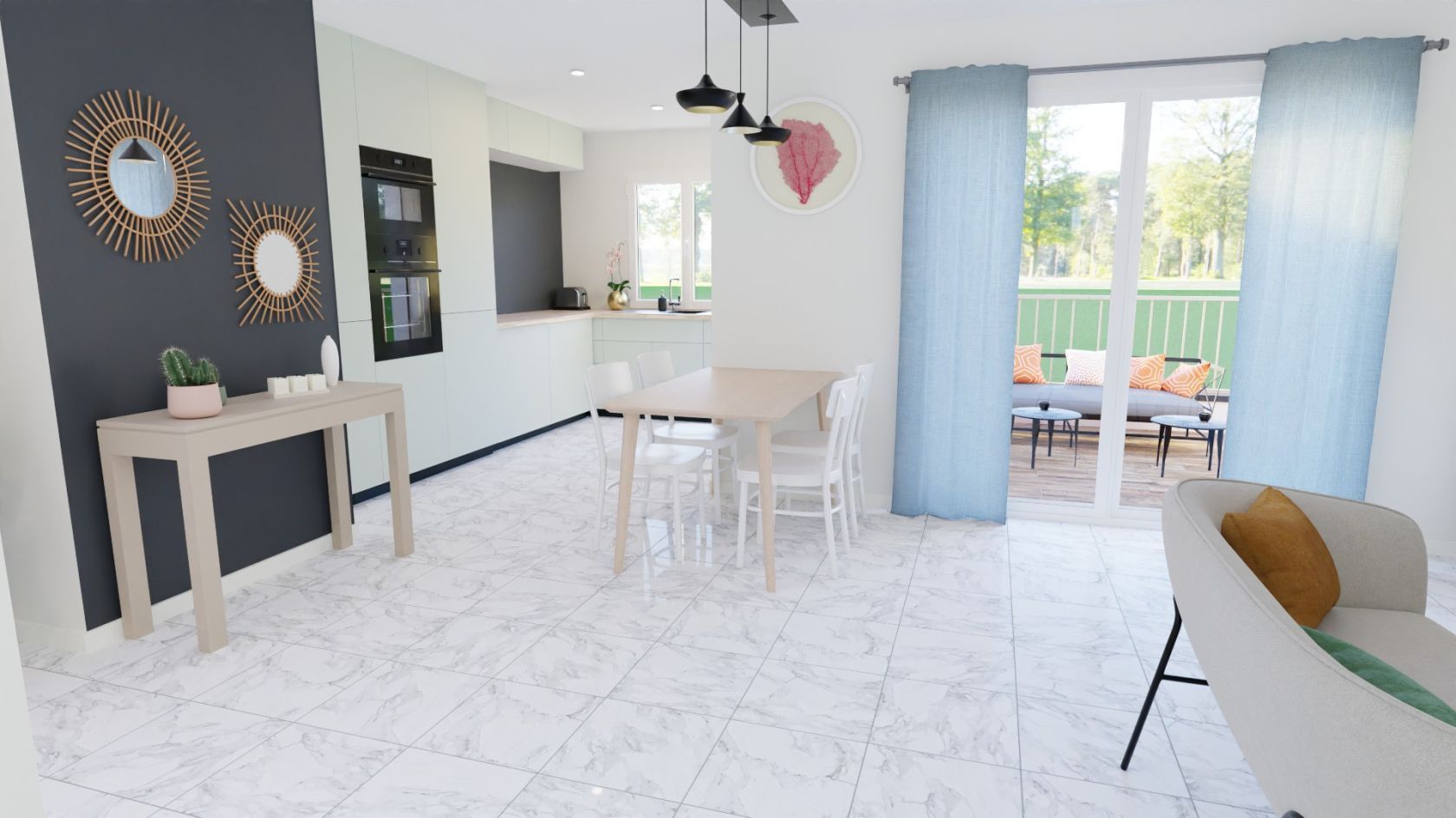 Maison neuve 85 m² à Grézieu-le-Marché (69610)