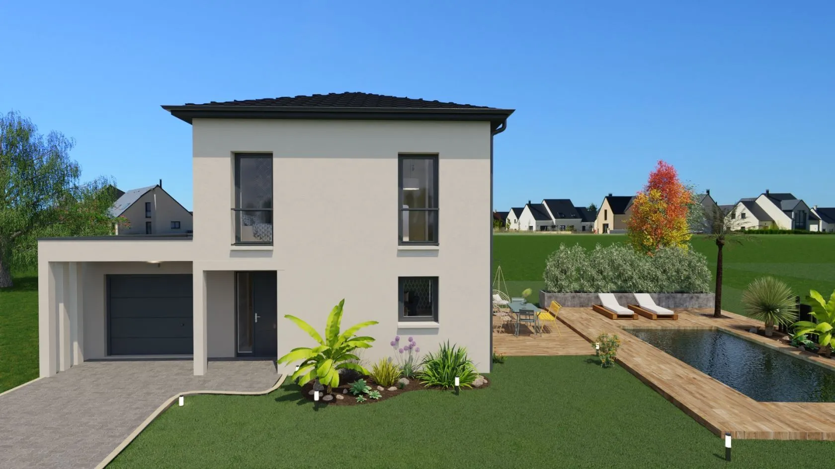 Maison neuve 80 m² à Châtonnay (38440)