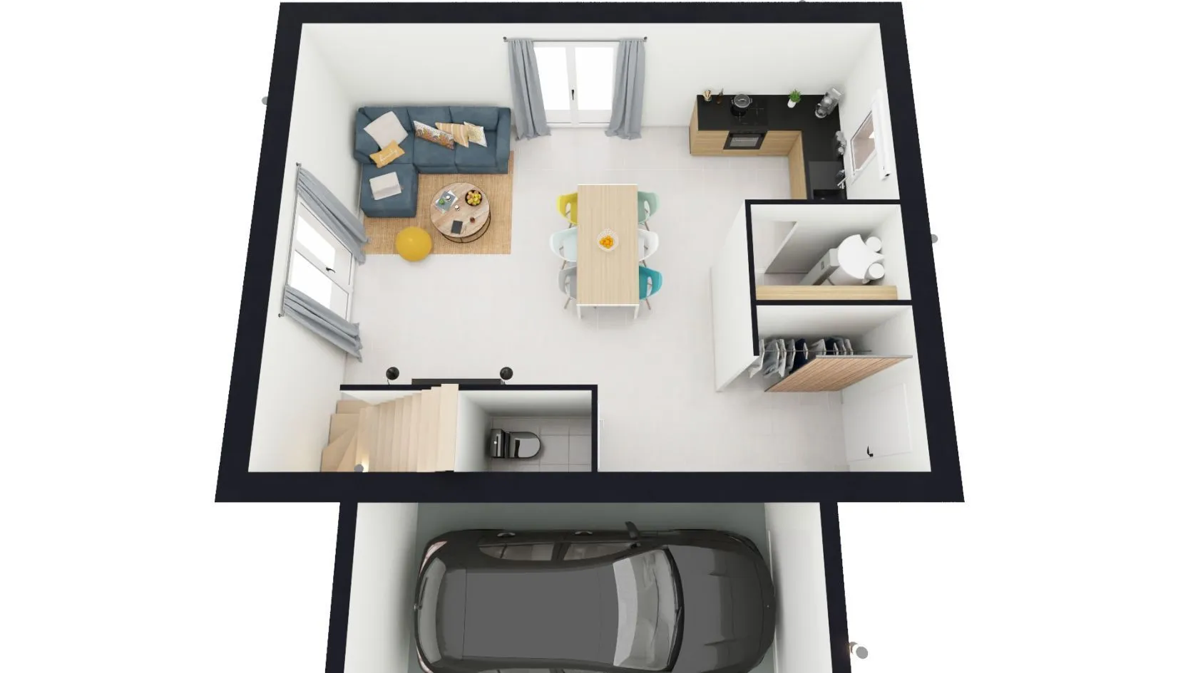 Maison neuve 80 m² à Châtonnay (38440)