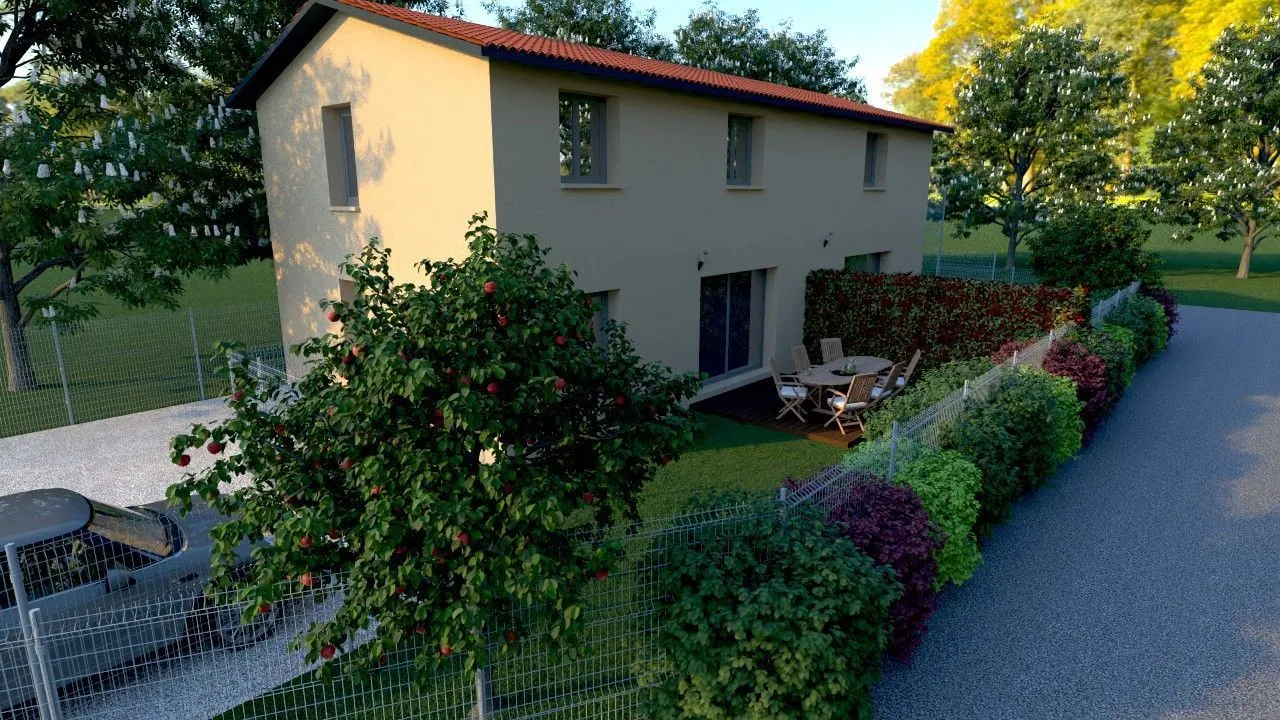 Maison neuve 96 m² à Liergues (69400)