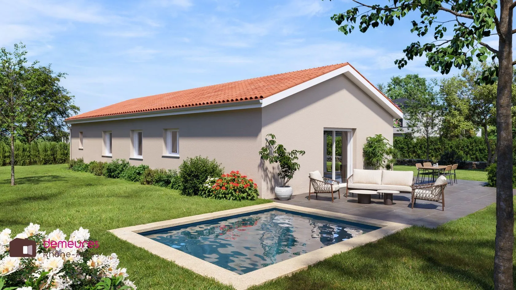 Maison neuve 80 m² à Guereins (01090)