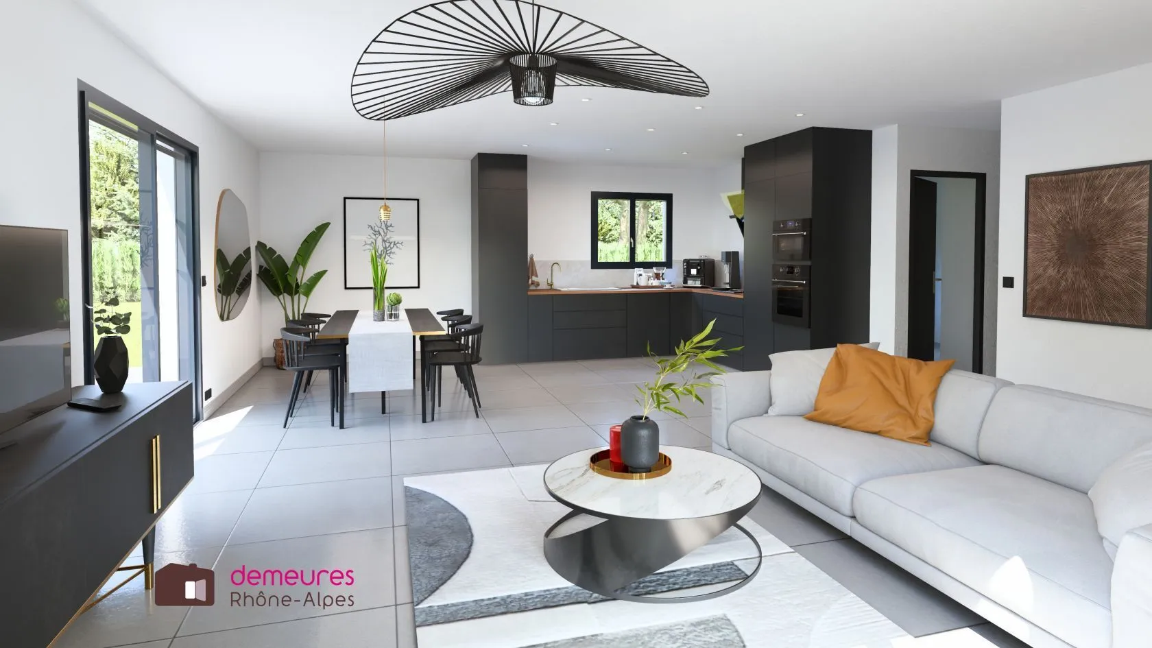 Maison neuve 80 m² à Guereins (01090)