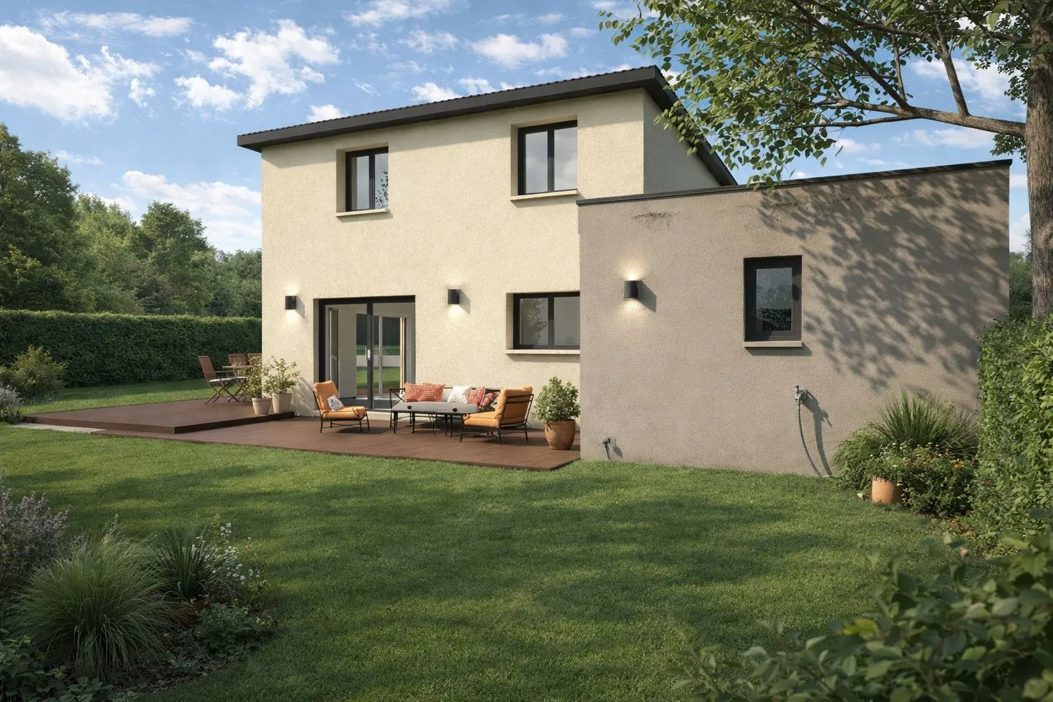 Maison neuve 100 m² à Vindry-sur-Turdine (69490)