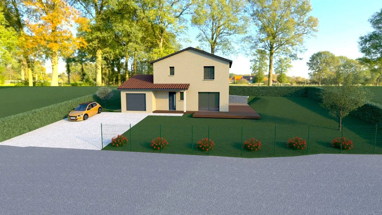Maison neuve 103 m² au Bois-d'Oingt (69620)