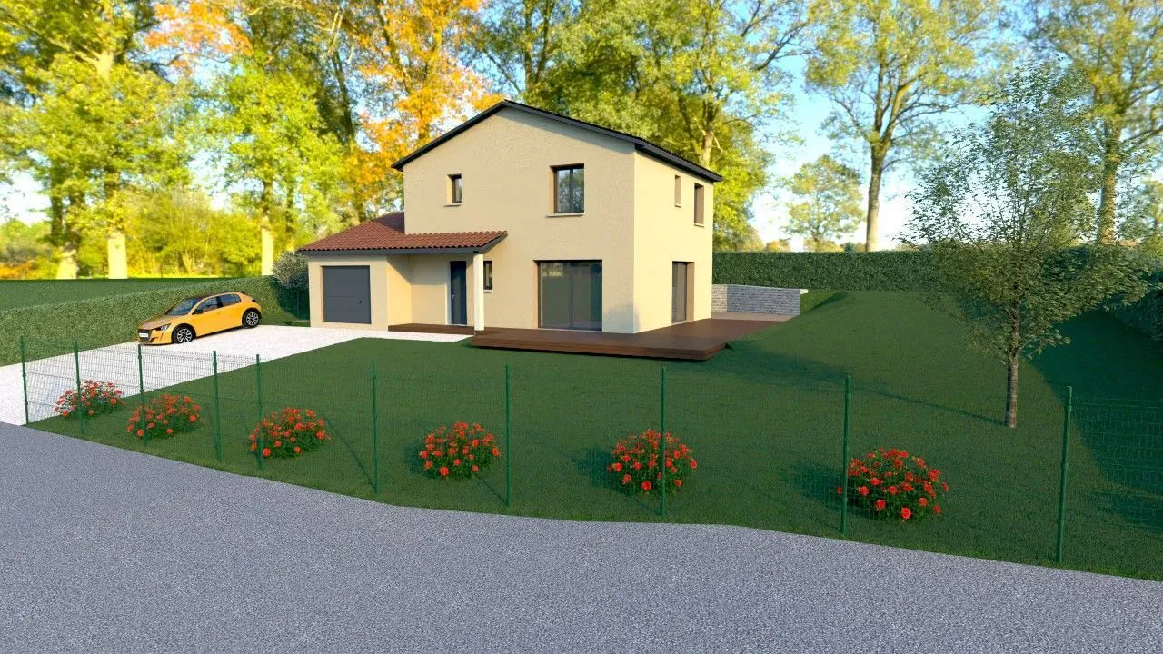 Maison neuve 103 m² au Bois-d'Oingt (69620)