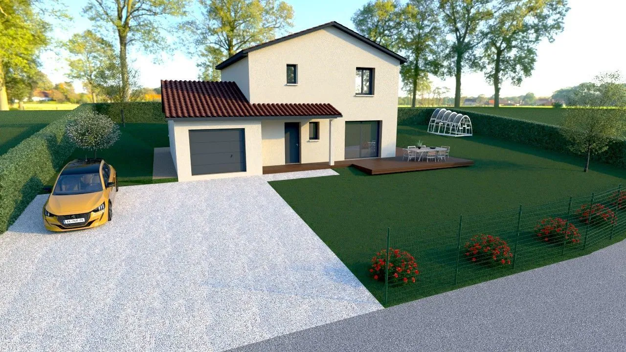 Maison neuve 103 m² au Bois-d'Oingt (69620)