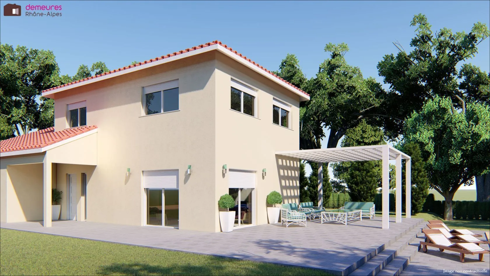 Maison neuve 90 m² à Lentilly (69210)