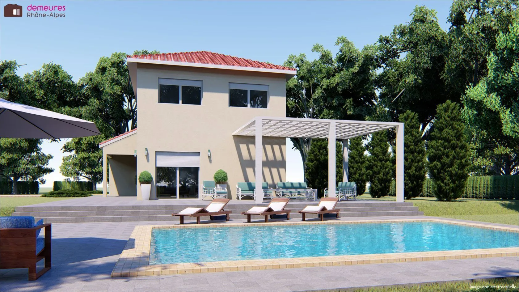 Maison neuve 90 m² à Lentilly (69210)