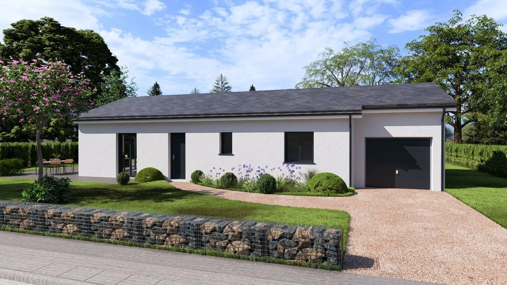 Maison neuve 90 m² à Perrex (01540)