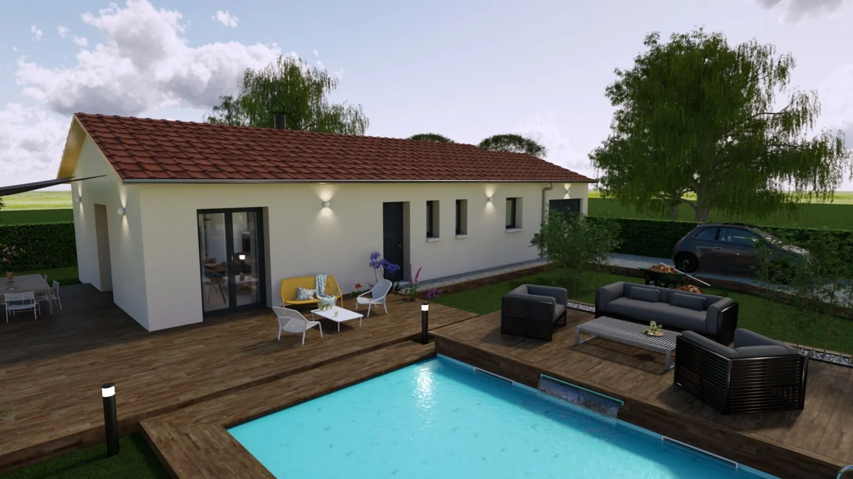 Maison neuve 100 m² à Viriat (01440)