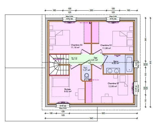 Maison neuve 105 m² à Annonay (07100)